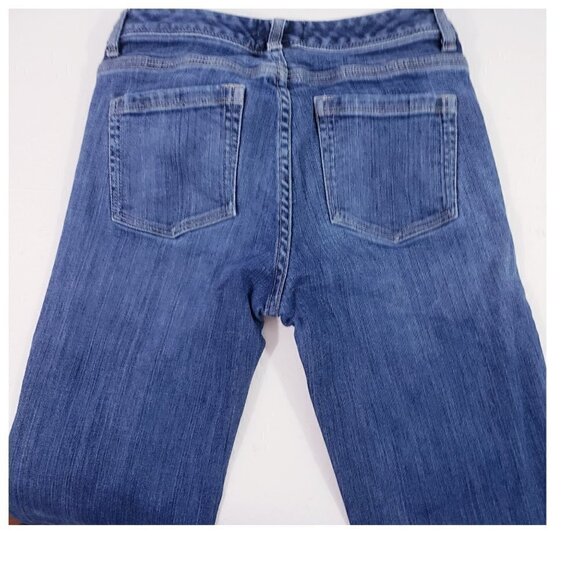 White House Black Market BLANC Women's Medium Wash Boot Cut Blue Jeans – Size 0R - Picture 10 of 13